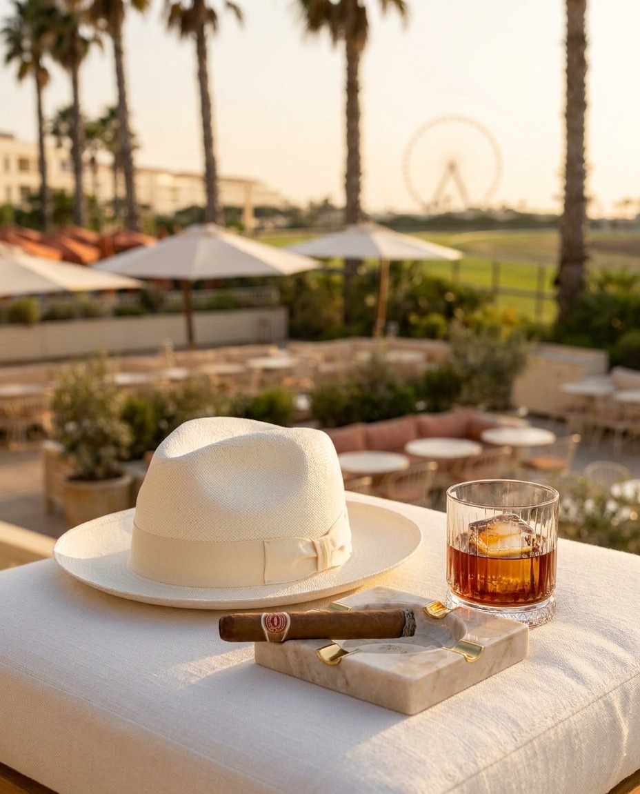Panama blanc cigare rhum ambiance tropicale